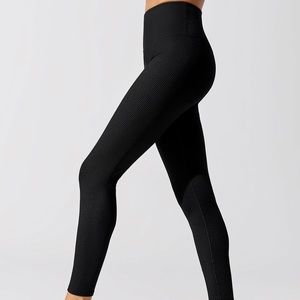 Carbon38 ribbed legging